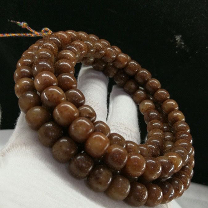 海南星月菩提菩提玉化料108佛珠念珠男女项链手链