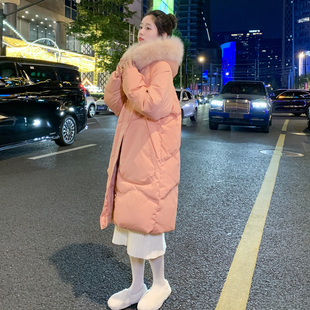 特大厚外套 2024冬装 加肥加大码 羽绒服女中长款 200斤胖mm宽松韩版