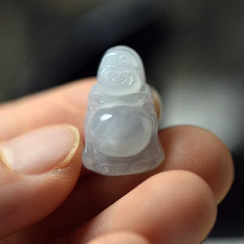 翡翠玉石A货站佛玉佛 缅甸玉器佛公佛牌珠宝首饰 保真送证书