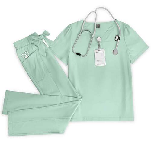 新货医疗制服套装 护士服分体宠物院护工服 女服装医生洗手衣