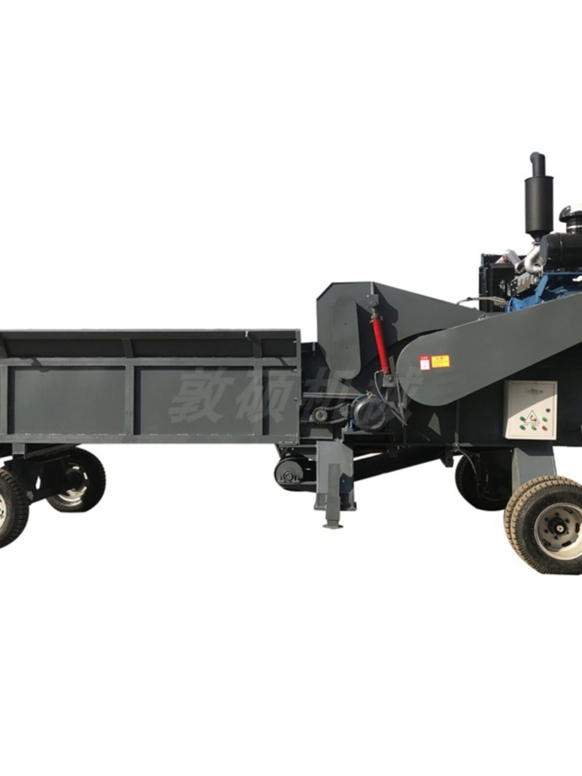 木片机木板树枝树木破碎机大型移动柴油木材粉碎机木头净片机竹子