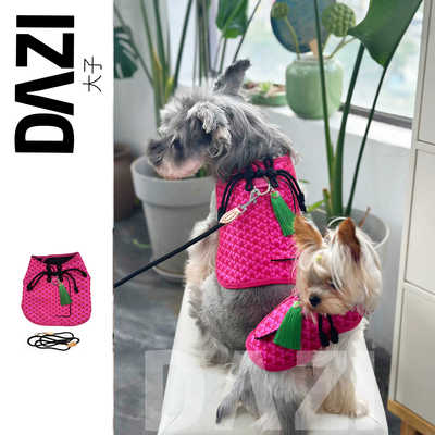 小尾巴新年棉衣马甲宠物中大型犬