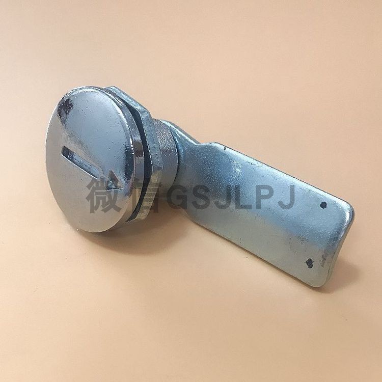 MS705-3C一字凹槽圆柱锁 生久同款电柜门锁 通讯开关柜门锁