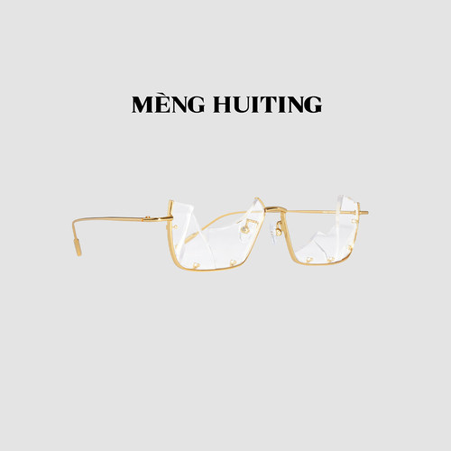 MENGHUITING裂痕眼镜