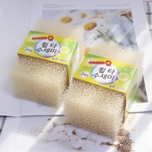 韩国进口丝瓜络纳米海绵擦耐用洗碗锅刷厨房清洁去污洗碗布百洁布