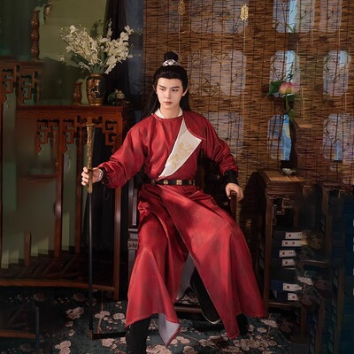 汉服新款圆领袍唐制男女古装战袍