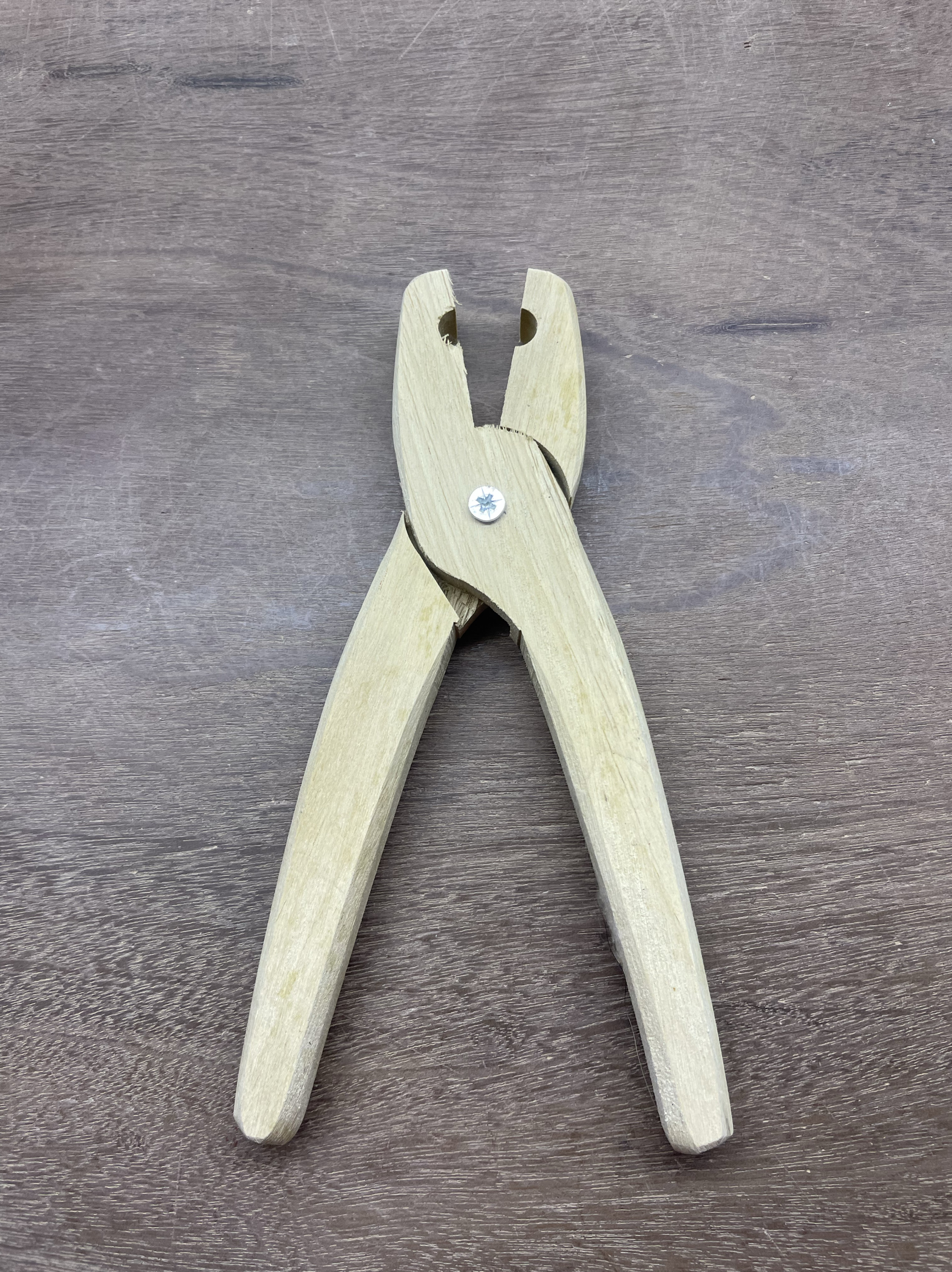 宜兴紫砂壶制作工具，整口用木头老虎钳木夹子普通白檀木巴花加厚