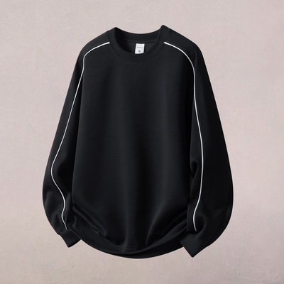 美式圆领卫衣男士2025新款