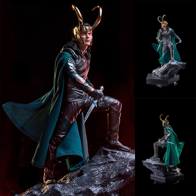 洛基手办漫威复仇者联盟hottoys雷神3邪神抖森loki