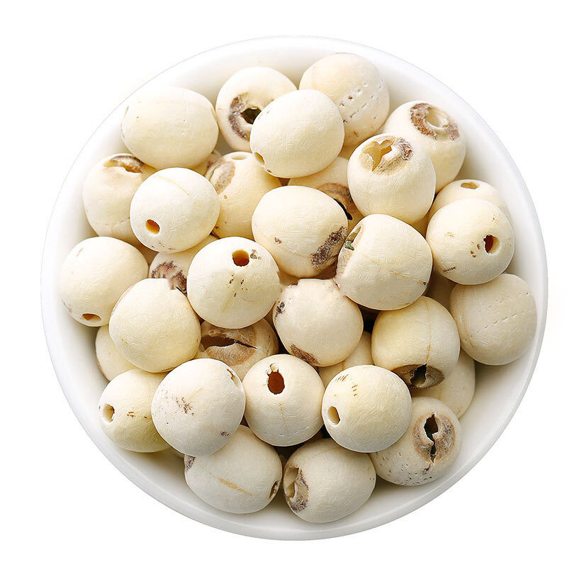 莲子 去芯白莲子500克药用食用农家特级新货无硫磨皮湘莲另有莲芯