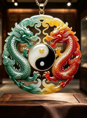 新款国风创意合金吊坠