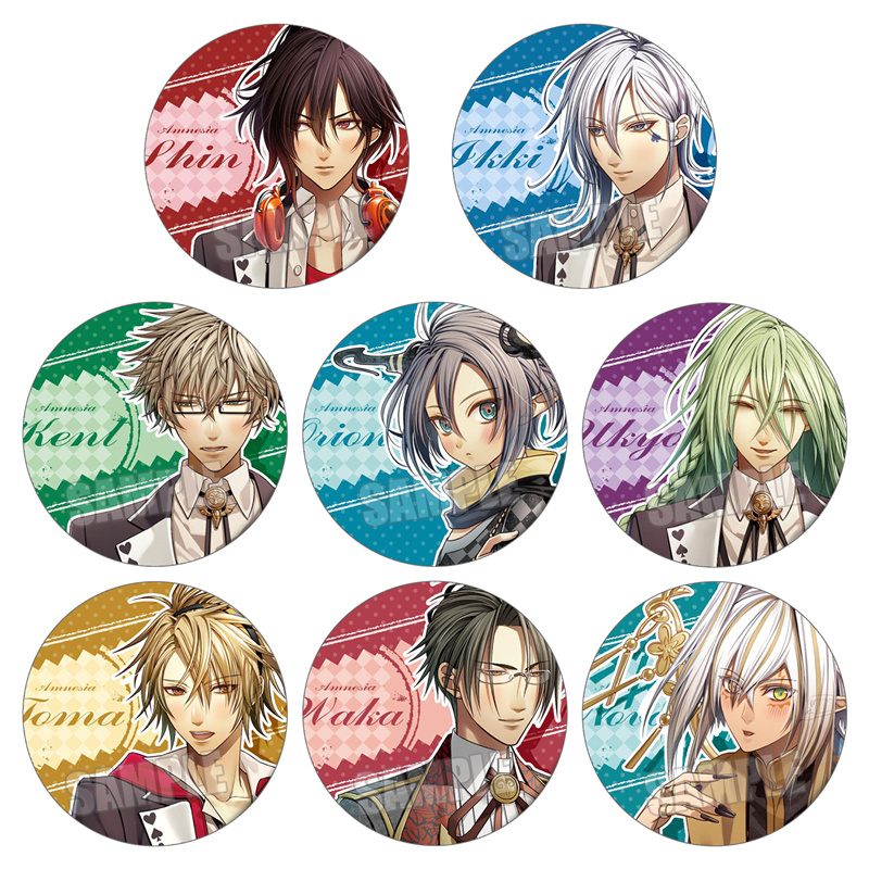 失忆症铁底吧唧游戏情缘信斗AMNESIA真右京徽章B动漫乙女精灵胸章