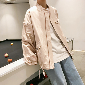 2023春季潮款立领宽松夹克 简约韩风大版外套 时尚潮款单衣D87P95图片