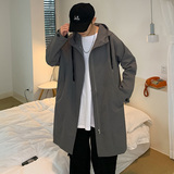 2021男春装中长款风衣休闲男外套D632P65，男装风衣，星座312B-1