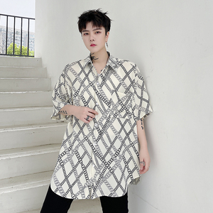 高品质短袖衬衫男士夏季商务休闲衬衣个性时尚花衣服D705P55图片