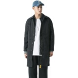 2023秋季日系外套男士宽松休闲风衣D608P55，男装风衣，星座312B-1