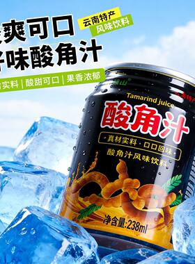 云南特产酸角汁24瓶装果味原料酸甜角果汁老牌子饮料一整箱爆款