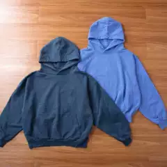 Men's and Women's Sizes S-2Xl, Unfinished Factory Production, Loose Short Style Hooded Pullover Sweatshirt Kt80