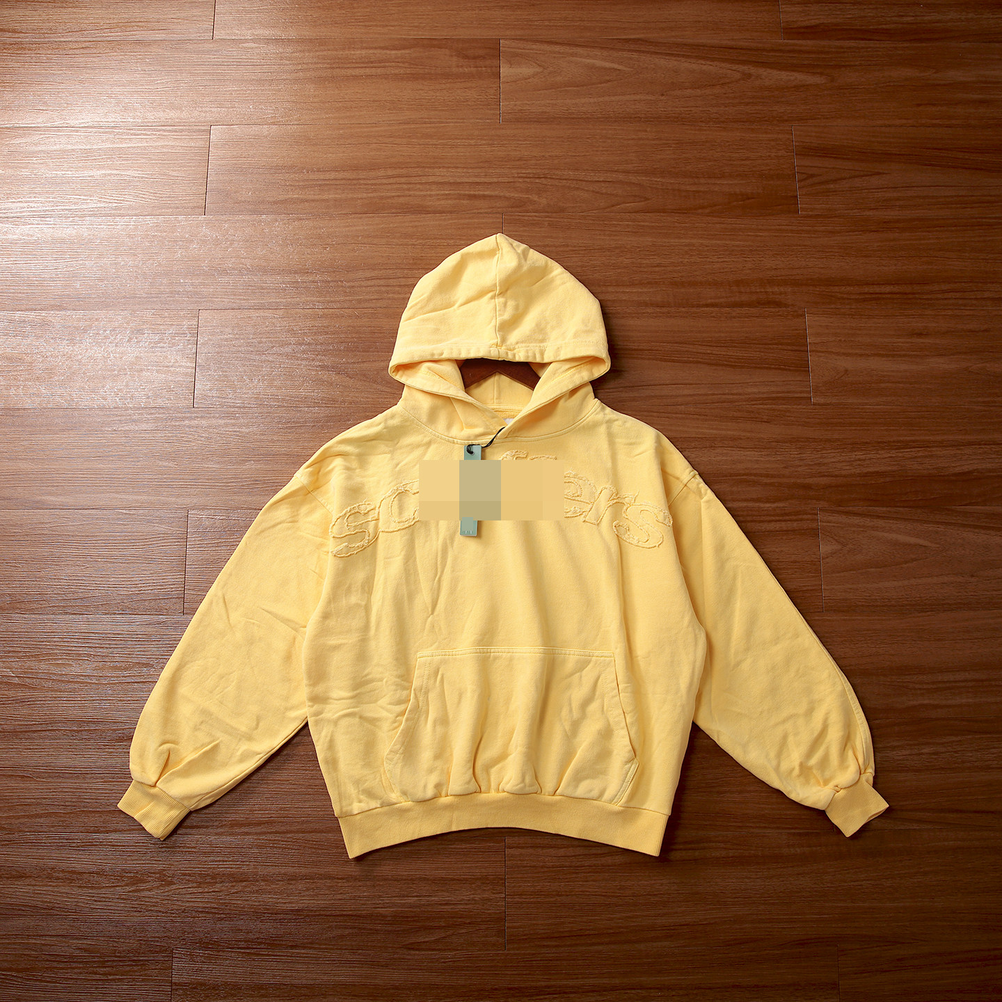 thumbnail for Unisex M L Size SCU European & American Trendy Brand Loose Short Fit Hooded Pullover Sweatshirt Top KT15