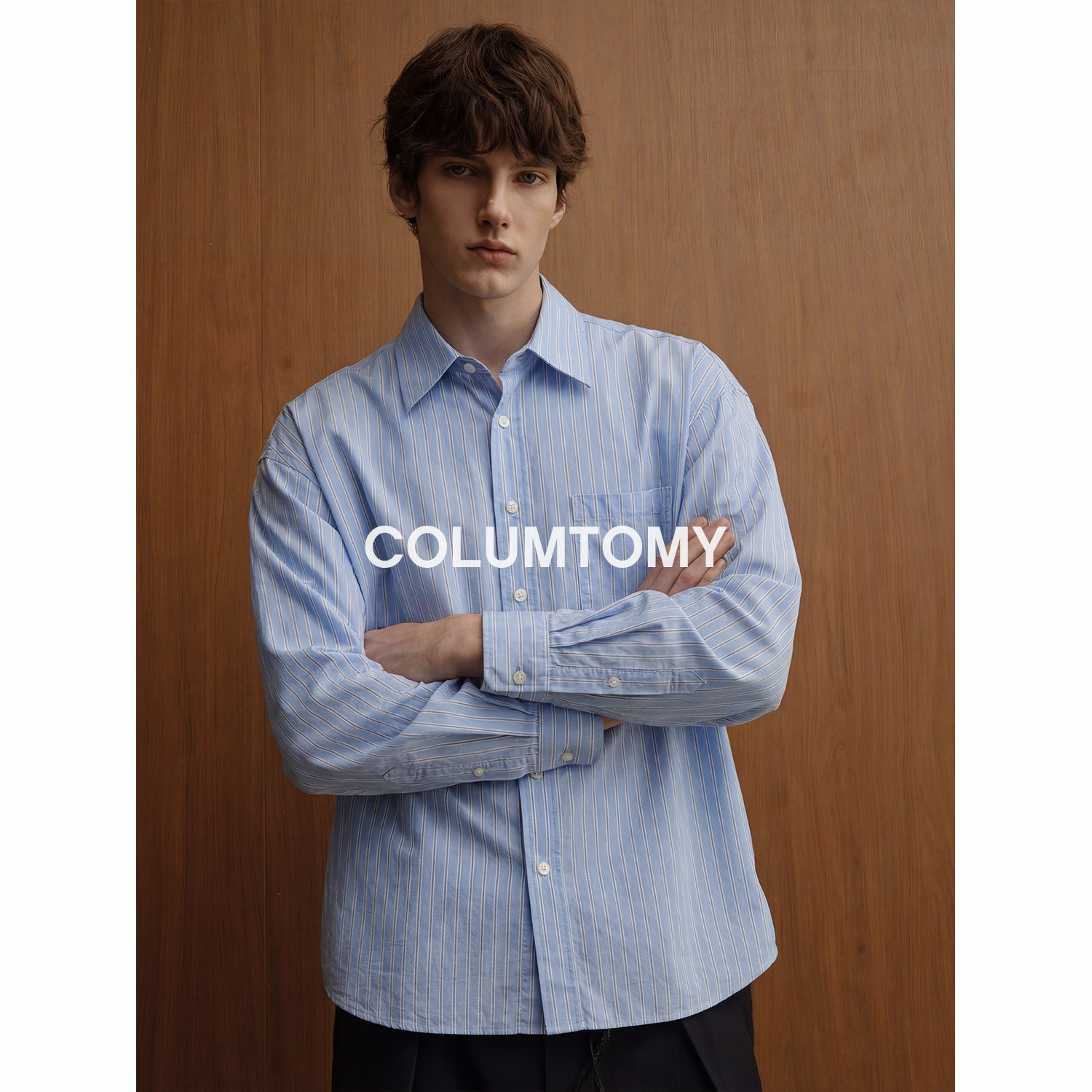 【色织条纹】2026春新款休闲长袖衬衫男士Cleanfit衬衣高级感痞帅