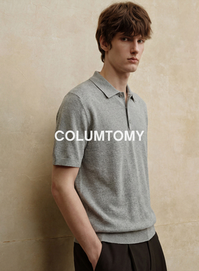 【100莱赛尔】2026新款男士Cleanfit短袖T恤老钱风天丝翻领Polo衫