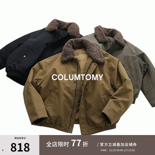 北美巴恩 90白鸭绒羽绒服男士 2025A 新款 毛领可拆卸外套 W冬季