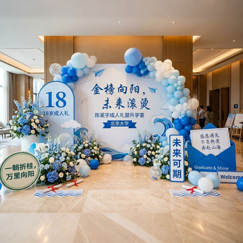 高考大学升学宴场景布置装饰氛围感酒店谢师宴金榜题名kt板背景墙