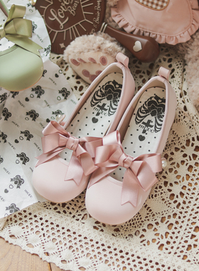 现货丨贝丝丝光版丨摩多modo原创Lolita圆头可爱单鞋