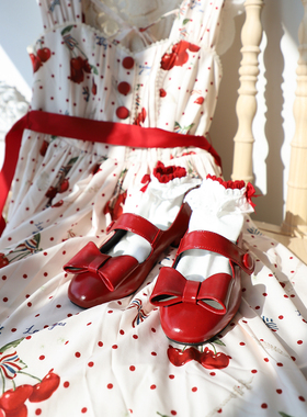 现货丨软心糖丨摩多modo简约优雅一脚蹬低跟lolita女鞋