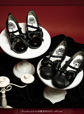 现货丨贝丝丨摩多modo原创Lolita圆头可爱漆皮日系玛丽珍