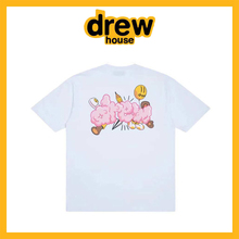 【官网正品】Drew House 22SS笑脸云朵气球铅笔涂鸦情侣款短袖t恤