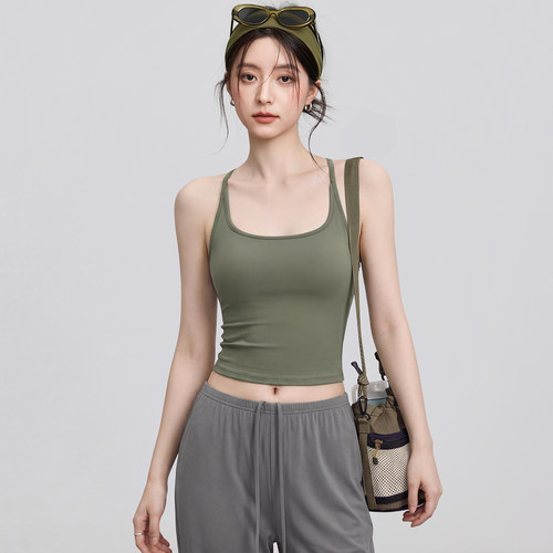 VOJ瑜伽服背心美背健身运动内衣