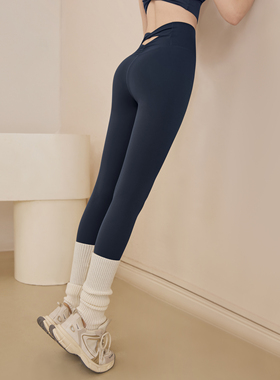 VOJ健身裤女2025新款高腰显瘦高级感提臀运动紧身跑步训练瑜伽裤