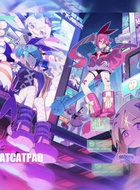 CATCATPAD  虹  多色彩全覆盖底胶二次元玻璃垫