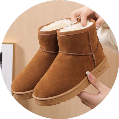 加绒加厚雪地靴秋冬季