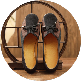 老年人鞋子老太婆穿的鞋老北京布鞋女软底防滑奶奶鞋老人春秋单鞋