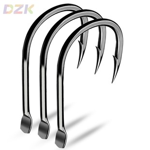 路亚鱼钩 丸世有倒刺海钓钩 歪嘴长柄高碳钢铁板单钩散钩垂钓渔p1