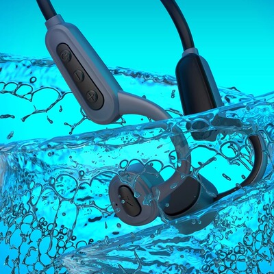 全新黑科技骨传导防水耳机 IPX8级头戴式运动无线 游泳跑步