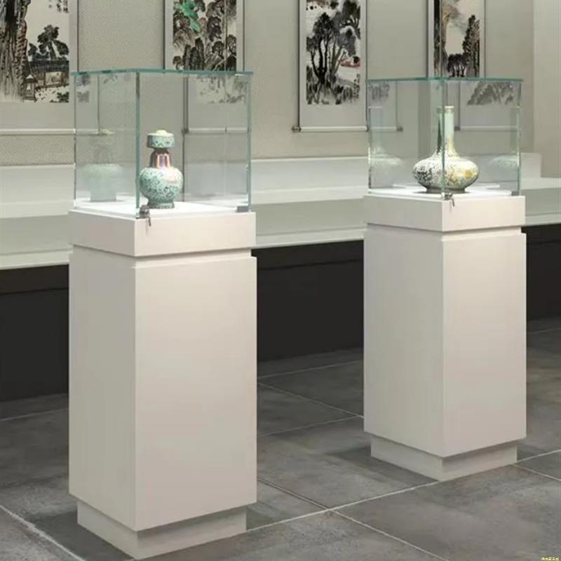 木制珠宝古玩玉石陶瓷产品展示柜玻璃柜台博物馆文物展示柜台