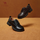 骆驼女鞋2025秋冬女时尚百搭增高深口单鞋袋鼠鞋潮流休闲鞋