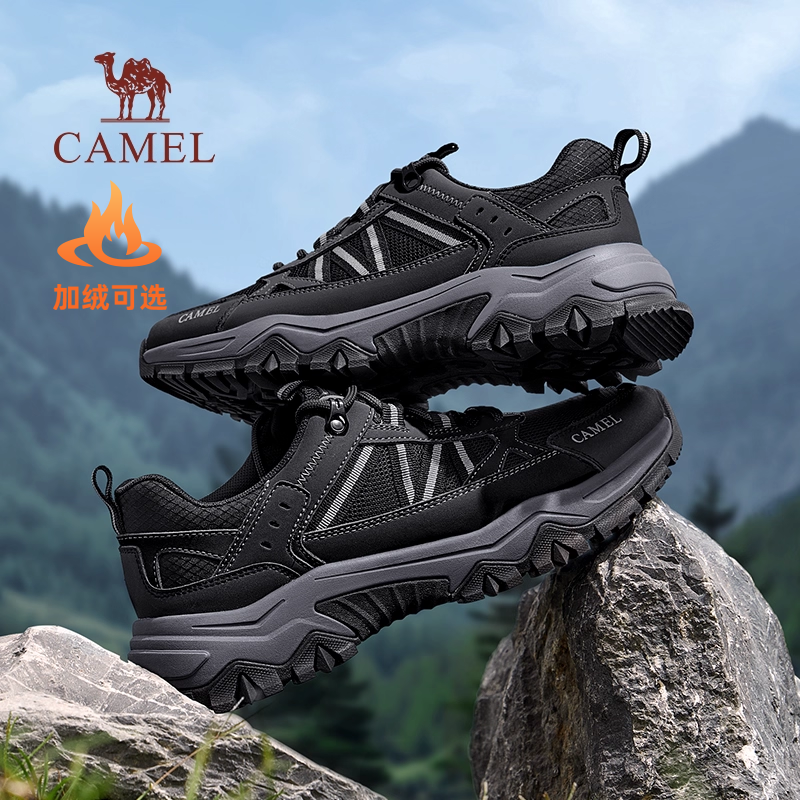 骆驼男鞋秋冬2025新款户外登山鞋男防滑耐磨舒适休闲运动鞋子爸爸