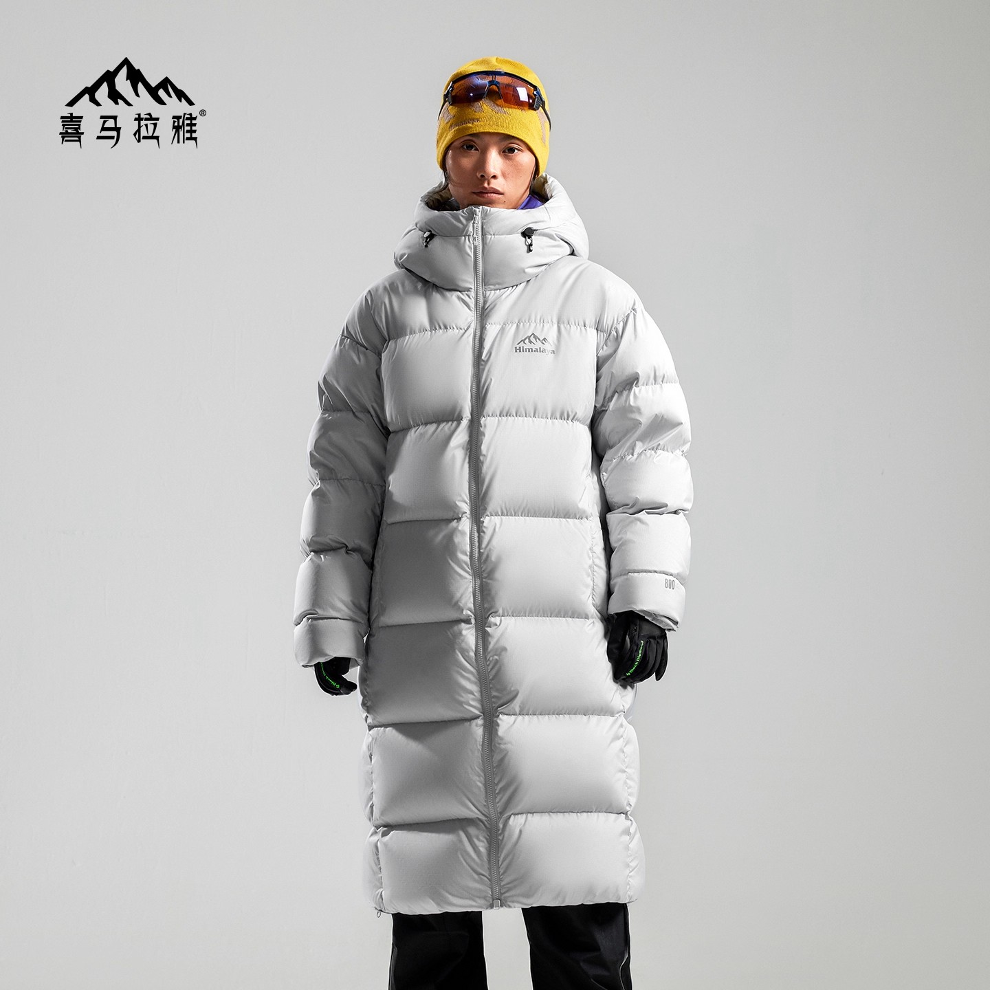 喜马拉雅南极洛羽绒服800蓬拒水鹅绒长款防风保暖户外徒步登山服