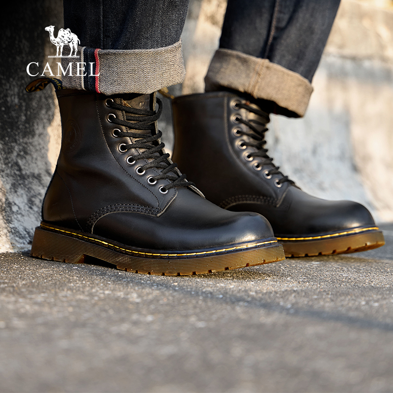 舒软纳帕牛皮革3.7CM时尚厚底