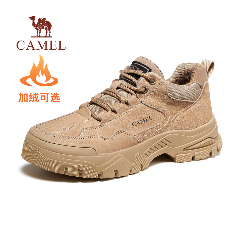 2022男鞋骆驼耐磨复古