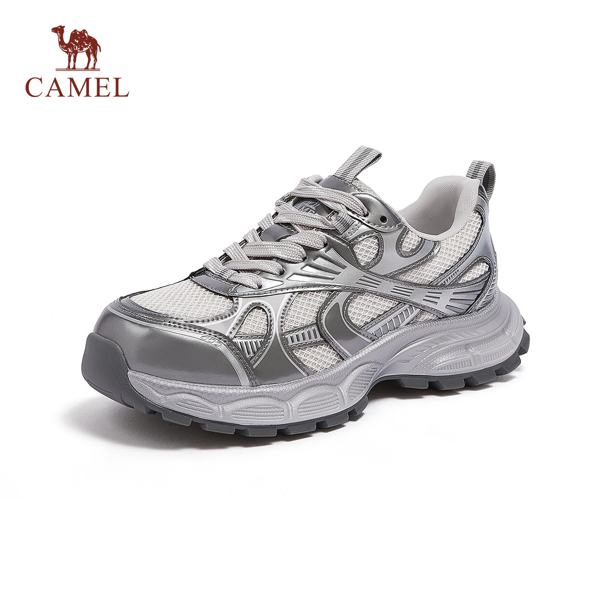 骆驼女鞋2026春季新款老爹鞋女厚底增高鞋户外复古休闲运动鞋,女鞋,老爹鞋,淘宝优惠券,粉丝福利购,淘宝优惠卷