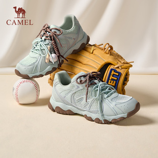 女鞋 骆驼轻云德训鞋 2026夏季 透气网面鞋 沈月 户外板鞋 李柯以同款