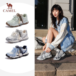 李柯以同款 板鞋 骆驼轻云德训鞋 网面透气运动鞋 2026春夏新款 沈月