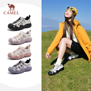 骆驼山脉丑萌鞋女2026春季新款女鞋户外徒步登山鞋女款运动休闲鞋
