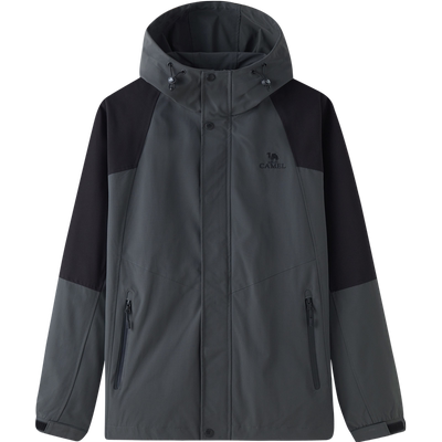 骆驼山海夹克秋冬款防风加绒保暖登山服外套男士休闲户外旅行服女