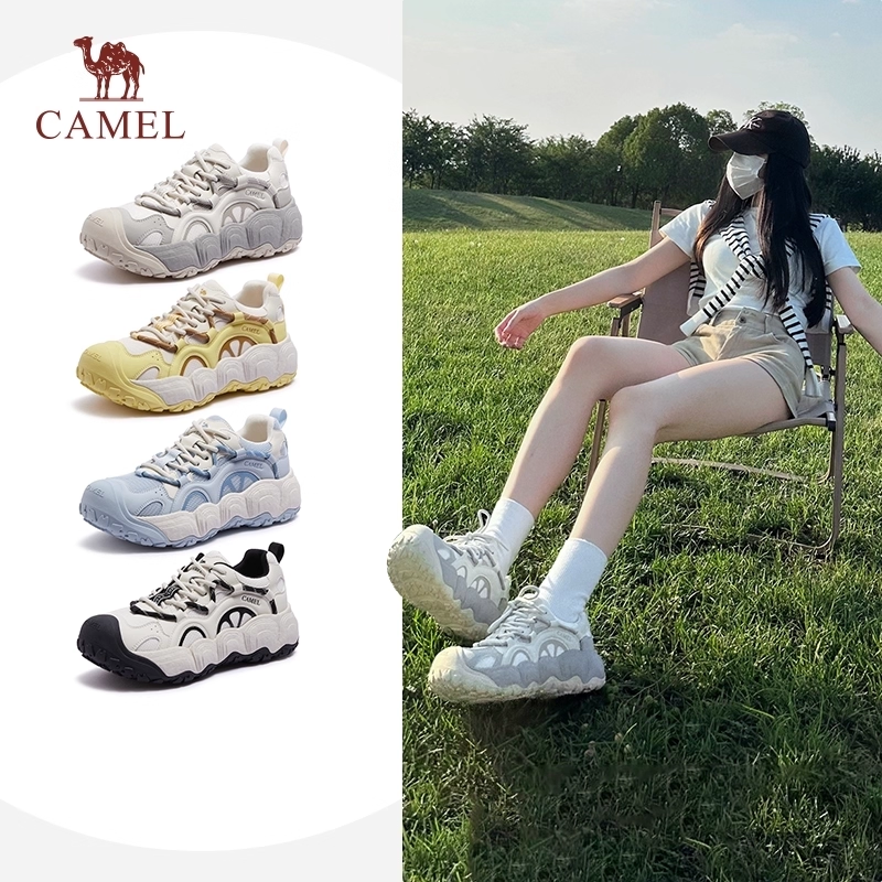 骆驼女鞋2025秋冬新款「柠萌」多巴胺舒适百搭休闲鞋增高丑萌鞋